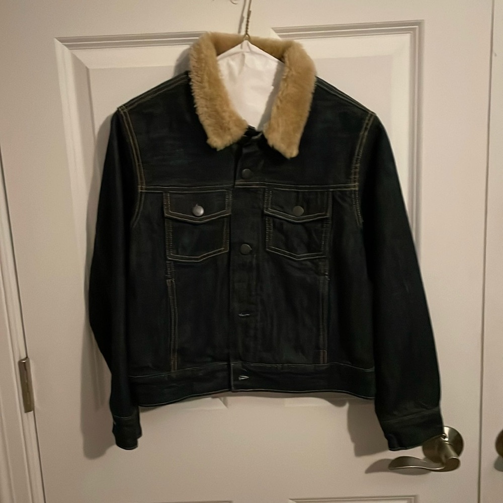 Boys size L Gap jean jacket NWT